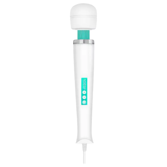 MyMagicWand - spēcīgs masāžas vibrators balts-tirkīza