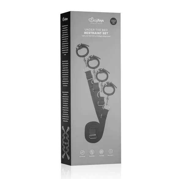 Easytoys - gultas piesiešanas komplekts melns