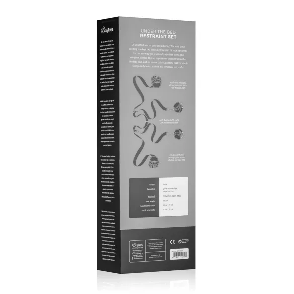 Easytoys - gultas piesiešanas komplekts melns