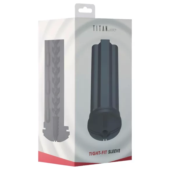 Kiiroo Titan Masturbators uzlika cieša piegulšana melna