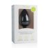 Easytoys Diamond - balta akmens anālais aizbāznis (liels) - melns