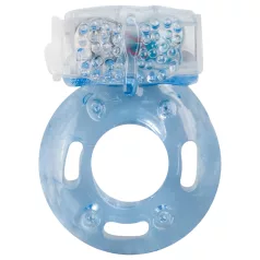   Easytoys - vibrējošais vienreizējais erekcijas gredzens zils