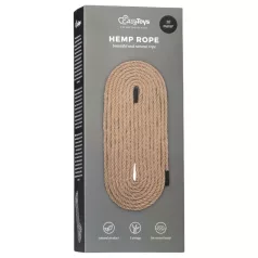 Easytoys kaņepju virve - hemp bondage virve (10 m, dabīga)