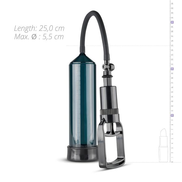 Easytoys erekcijas pumpis vīriešiem ar pirkstu rokturi melns