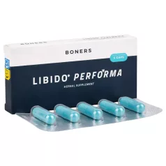   Boners Libido Performa - uztura bagātinātāja kapsulas vīriešiem (5 gab.)