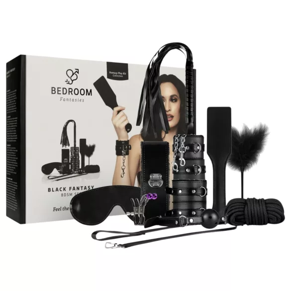 Secret Pleasure Chest - BDSM komplekts pieredzējušiem 14 daļas melns