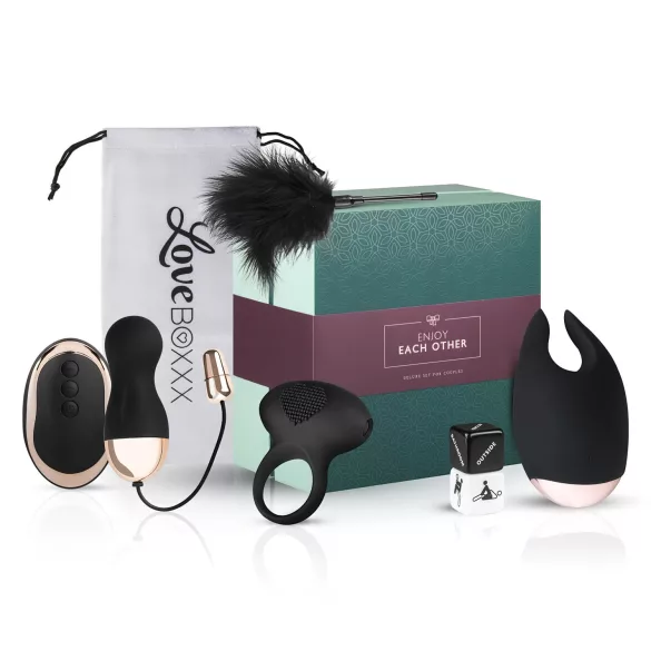 LoveBoxxx vibrators komplekts pāriem 5 daļas