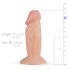 Real Fantasy Archi - reālistisks dildo 11,5 cm naturāls