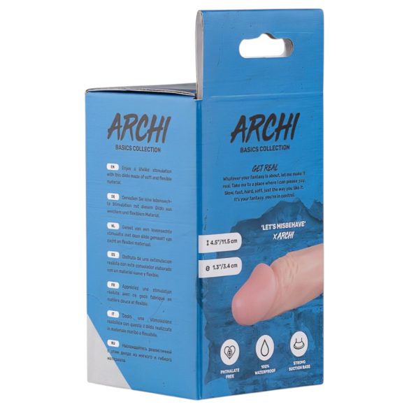 Real Fantasy Archi - reālistisks dildo 11,5 cm naturāls