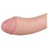 Real Fantasy Vince - dabīgs sēklinieku un galviņas dildo - 19,5cm