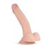 Real Fantasy Derek - sēklinieku reālistisks dildo - 22cm (dabīgs)
