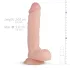 Real Fantasy Glynn - dildo ar sēkliniekiem realistisks 25cm naturāls