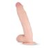 Real Fantasy Dwane - dabīgs, ar sēkliniekiem, 31cm garš dildo (dabīgs)