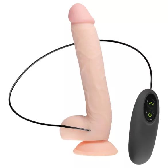 Real Fantasy Elvin - akumulators dzimumloceklis vibrators 28cm naturāls