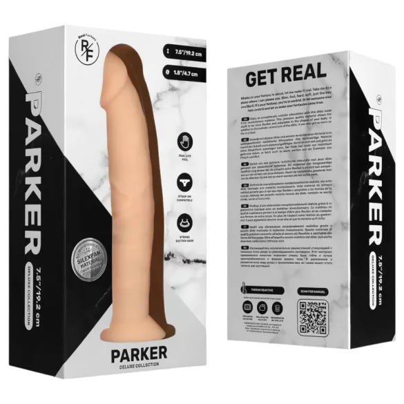 Real Fantasy Parker - reālistisks dildo 19cm bēšs