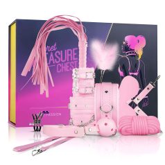   Secret Pleasure Chest - BDSM komplekts pieredzējušiem, 14 daļas, rozā