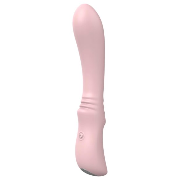 Mīlas vibrācijas - elastīgs G punkta vibrators (rozā)