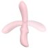 Mīlas vibrācijas - elastīgs G punkta vibrators (rozā)