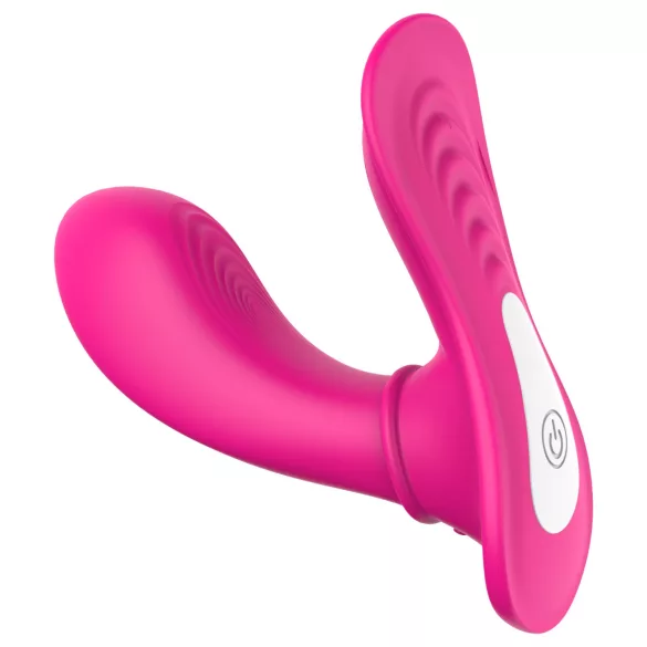 Dreamtoys Essentials - valkājams G-punkta stimulējošs biksīšu vibrators (fuksijas krāsā)