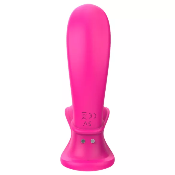 Dreamtoys Essentials - valkājams G-punkta stimulējošs biksīšu vibrators (fuksijas krāsā)