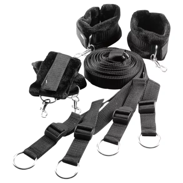 Dreamtoys Blaze - gultas fiksācijas komplekts (melns)