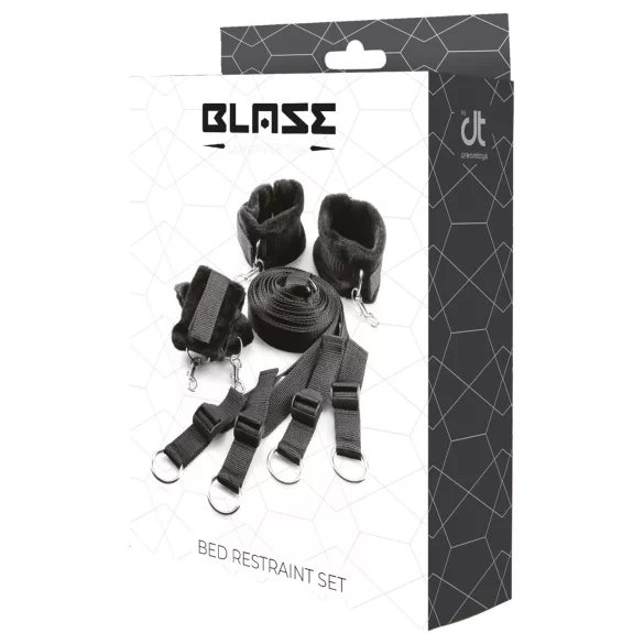 Dreamtoys Blaze - gultas fiksācijas komplekts (melns)