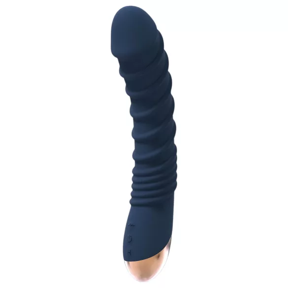 Goddess Aeolus - G-punkta vibrators ar sildīšanu zils