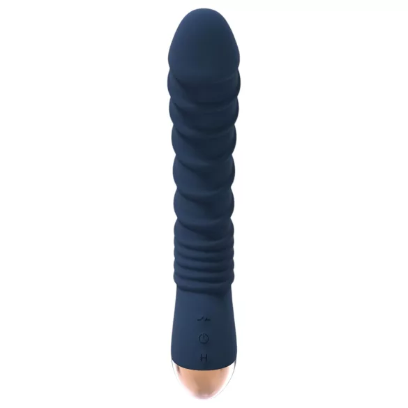 Goddess Aeolus - G-punkta vibrators ar sildīšanu zils