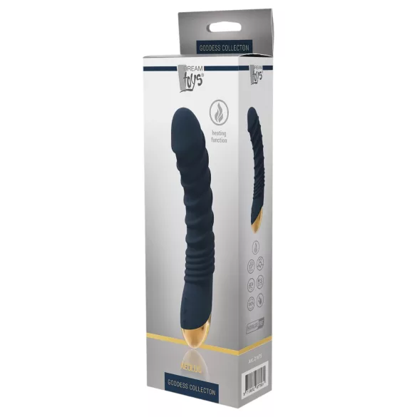 Goddess Aeolus - G-punkta vibrators ar sildīšanu zils