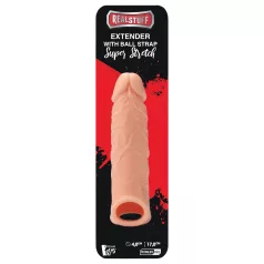   RealStuff Extender 6,5 - dzimumlocekļa uzmava (dabīga, 17 cm)