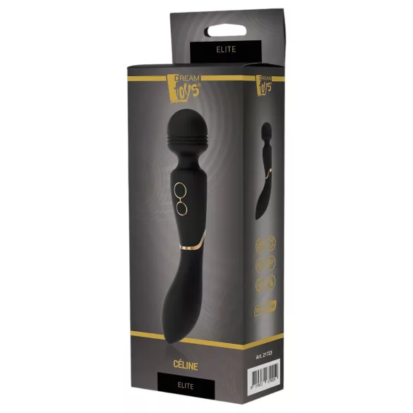 Elite Celine - ūdensizturīgs G-punkta un masāžas vibrators melns