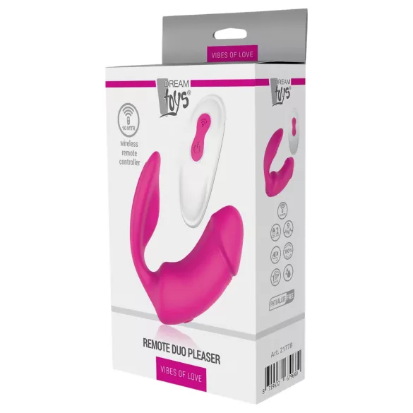 Vibes of Love Duo - 2in1 klitora vibrators (rozā)