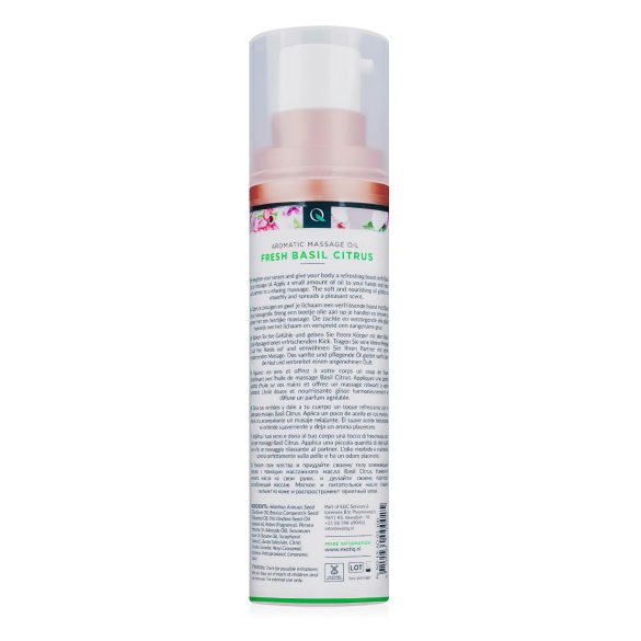 Exotiq - aromātiskā masāžas eļļa - bazilika-citrona (100ml)