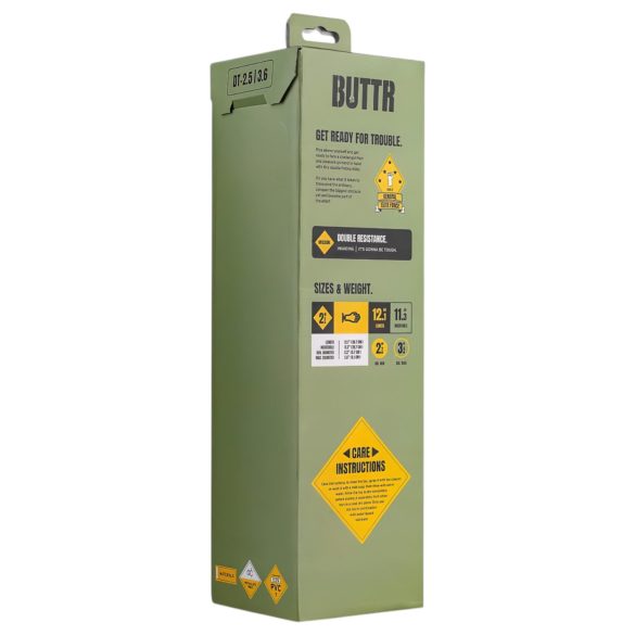 BUTTR piesūcekņa fisting dildo dubultais melns