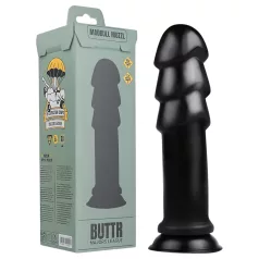 BUTTR Madbull Muzzl - dildo ar piesūcekni melns