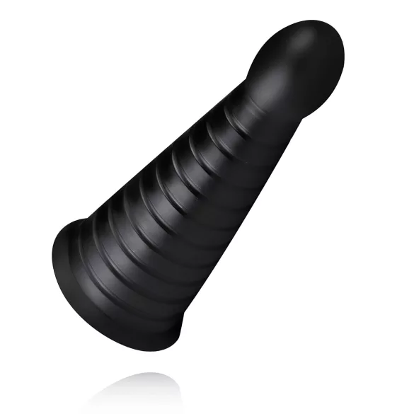 BUTTR Devil Dog - dildo ar piesūcekni melns