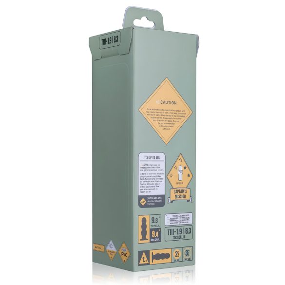 BUTTR Tactical III - piesūcekņa dildo melns