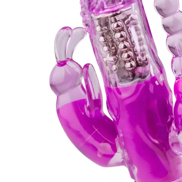Easytoys Raving Rabbit - 3 zaru vibrators (rozā)