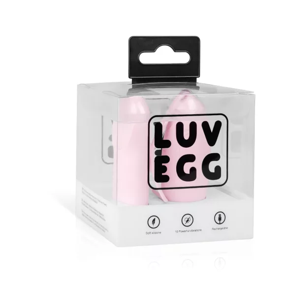 LUV EGG - vibrējošā olas rotaļlieta bezvadu, uzlādējama rozā
