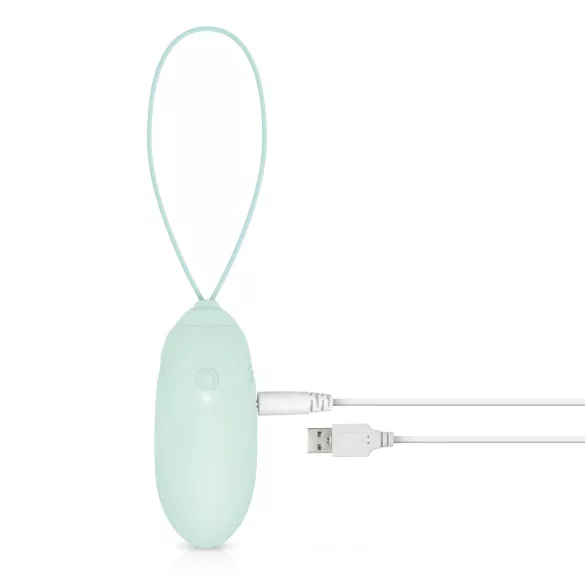 LUV EGG - vibrējošā ola ar tālvadību, uzlādējama, zaļa
