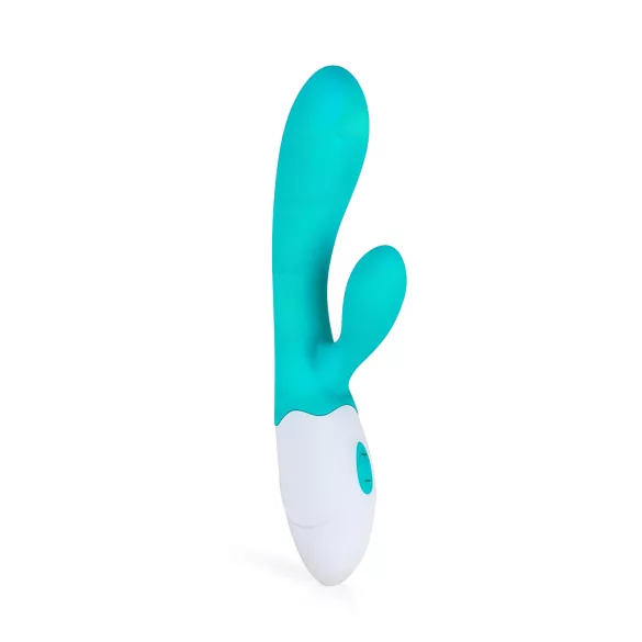 Good Vibes Only Blis trušu vibrators ar klitora stimulatoru, tirkīza