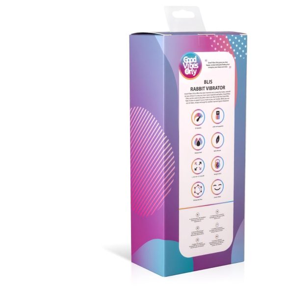 Good Vibes Only Blis trušu vibrators ar klitora stimulatoru, tirkīza