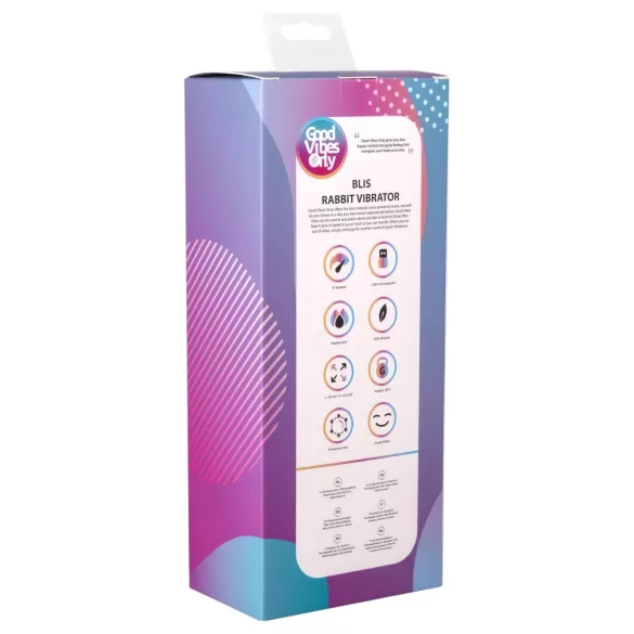 Good Vibes Only Blis trušu vibrators ar klitora stimulatoru, tirkīza