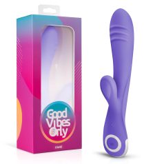   Good Vibes Only Fane Rabbit - klitora vibrators ar kāju (violets)