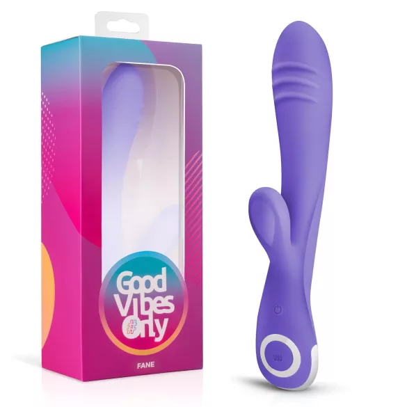 Good Vibes Only Fane trušu vibrators ar klitora stimulatoru violets
