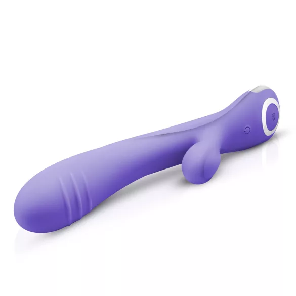 Good Vibes Only Fane trušu vibrators ar klitora stimulatoru violets