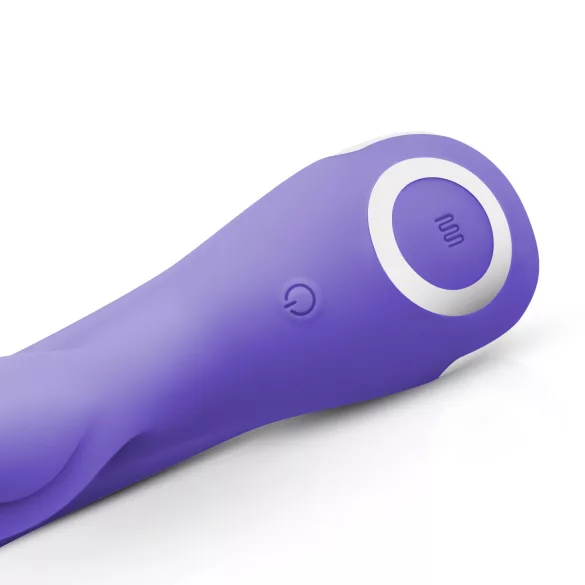 Good Vibes Only Fane trušu vibrators ar klitora stimulatoru violets