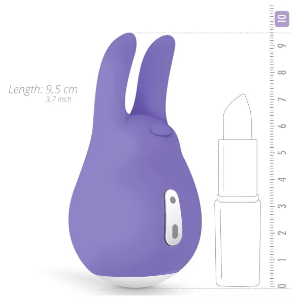 Good Vibes Tedy - jaudas klitora vibrators ar ausīm, uzlādējams, violets