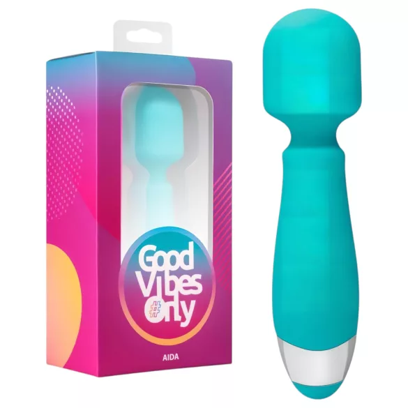 Good Vibes Aida - ūdensizturīgs masāžas vibrators tirkīza