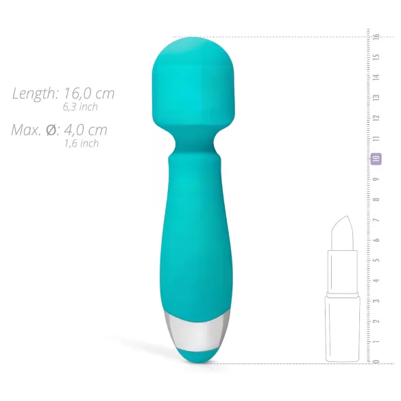 Good Vibes Aida - ūdensizturīgs masāžas vibrators tirkīza
